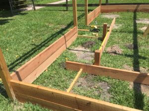 Building a vegetable garden