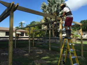 Building a vegetable garden